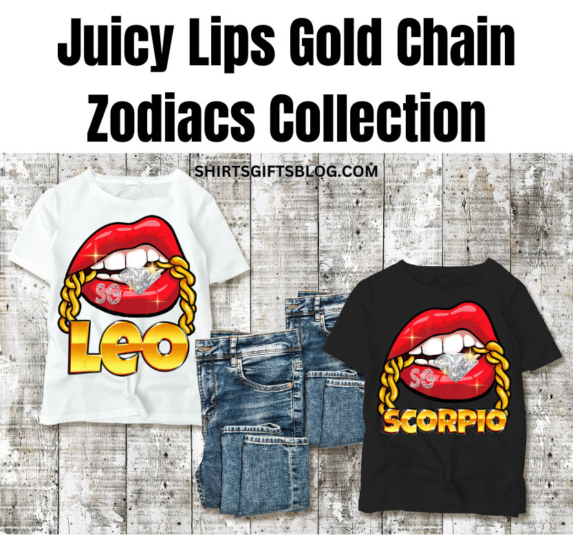 Juicy Lips Gold Chain Zodiacs